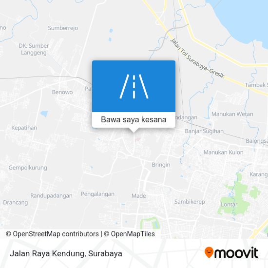 Peta Jalan Raya Kendung