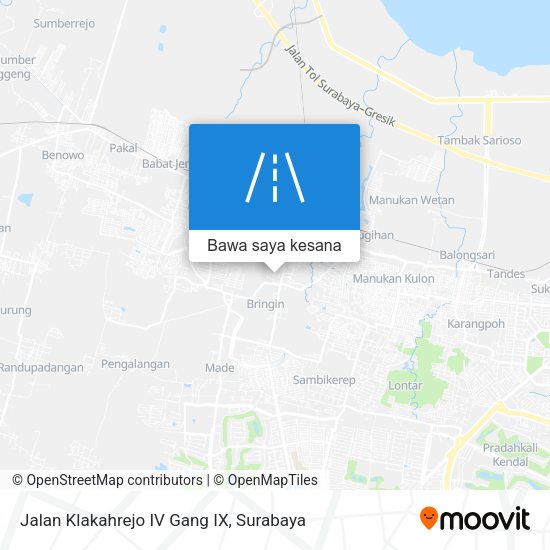 Peta Jalan Klakahrejo IV Gang IX