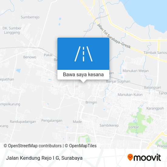 Peta Jalan Kendung Rejo I G