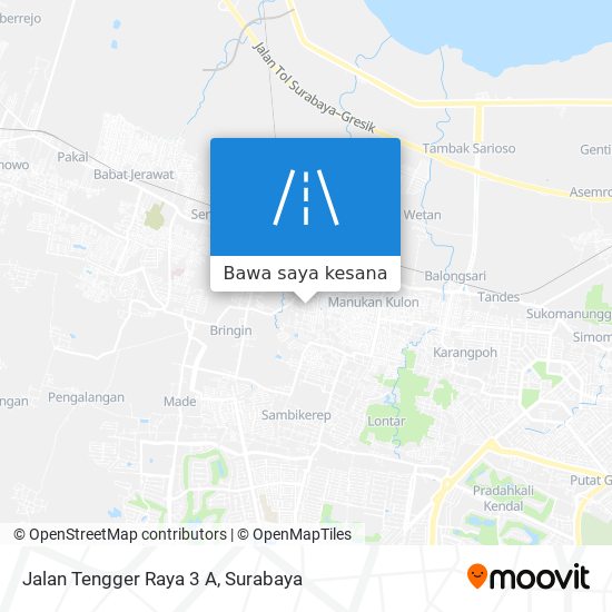 Peta Jalan Tengger Raya 3 A