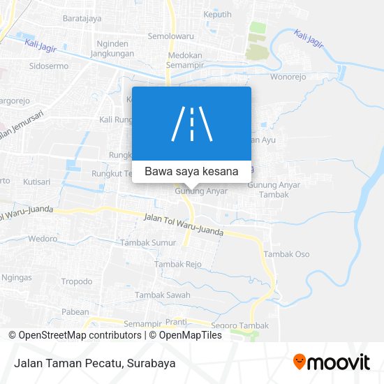 Peta Jalan Taman Pecatu