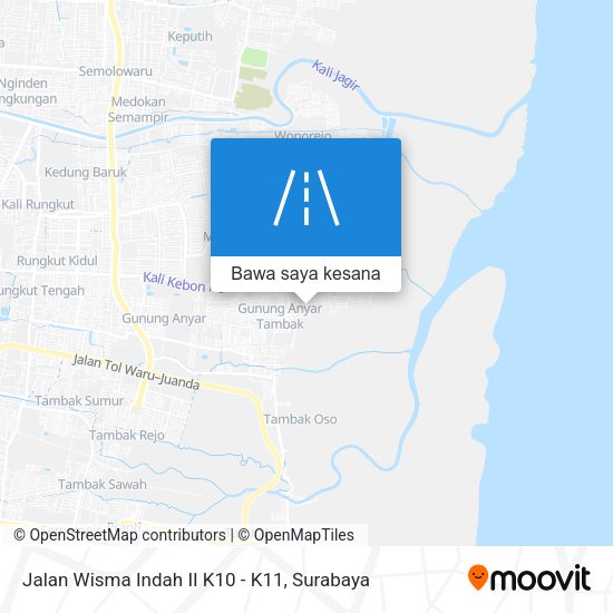 Peta Jalan Wisma Indah II K10 - K11