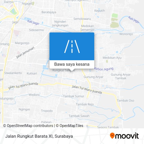 Peta Jalan Rungkut Barata XI