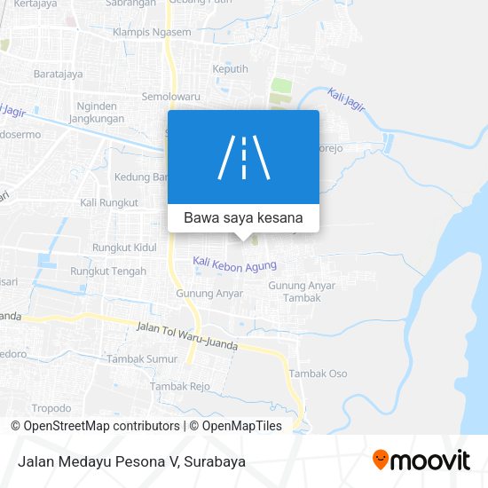 Peta Jalan Medayu Pesona V