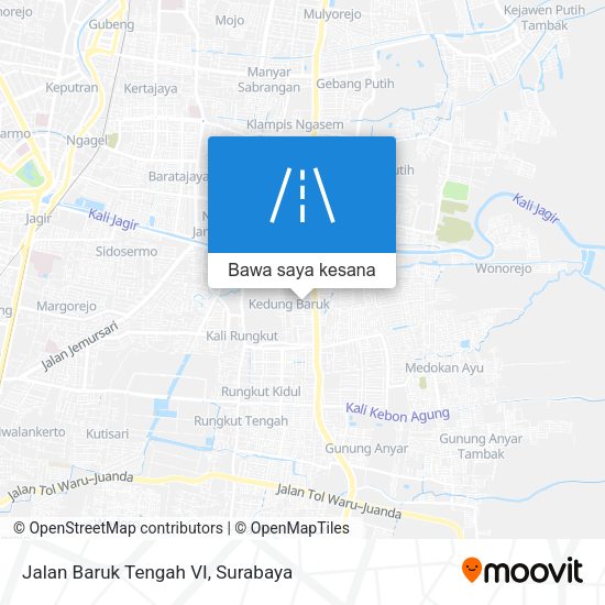 Peta Jalan Baruk Tengah VI