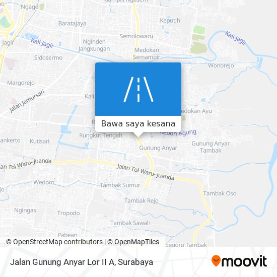 Peta Jalan Gunung Anyar Lor II A