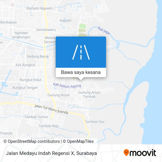 Peta Jalan Medayu Indah Regensi X