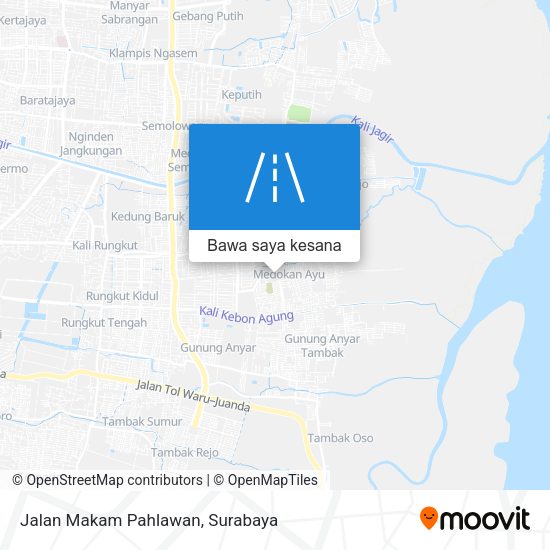 Peta Jalan Makam Pahlawan