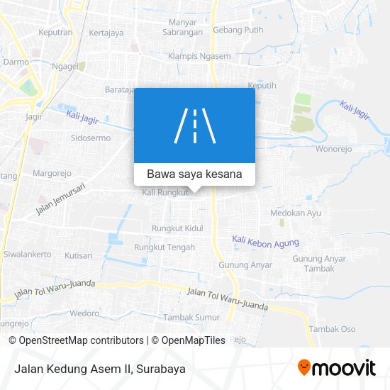 Peta Jalan Kedung Asem II