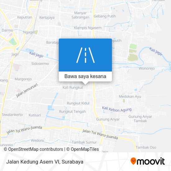 Peta Jalan Kedung Asem VI