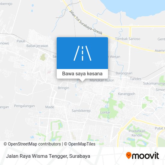 Peta Jalan Raya Wisma Tengger