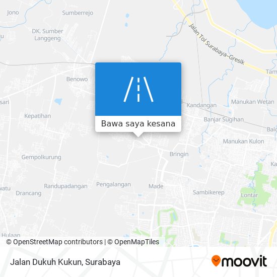 Peta Jalan Dukuh Kukun