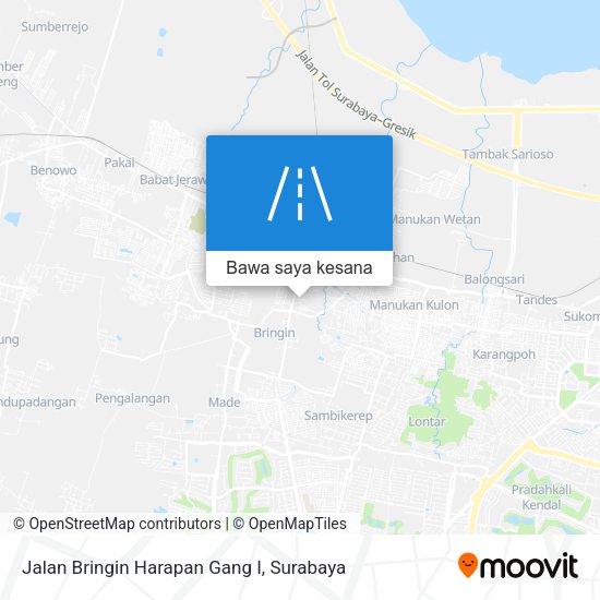 Peta Jalan Bringin Harapan Gang I