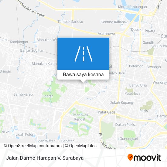 Peta Jalan Darmo Harapan V