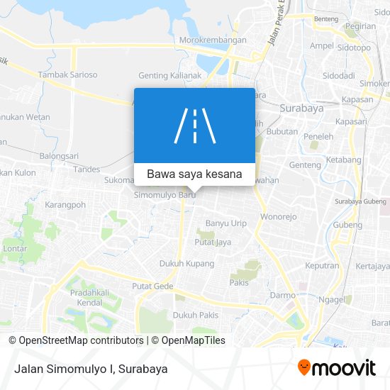 Peta Jalan Simomulyo I
