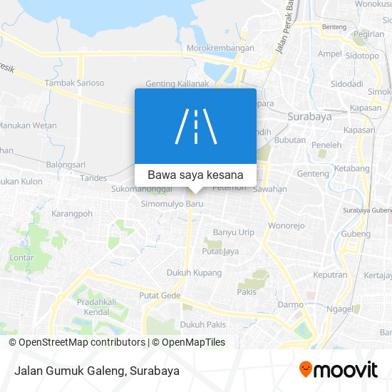 Peta Jalan Gumuk Galeng