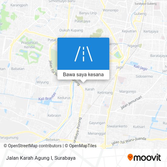 Peta Jalan Karah Agung I