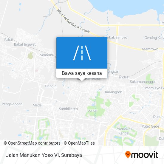 Peta Jalan Manukan Yoso VI