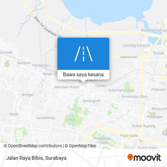 Peta Jalan Raya Bibis