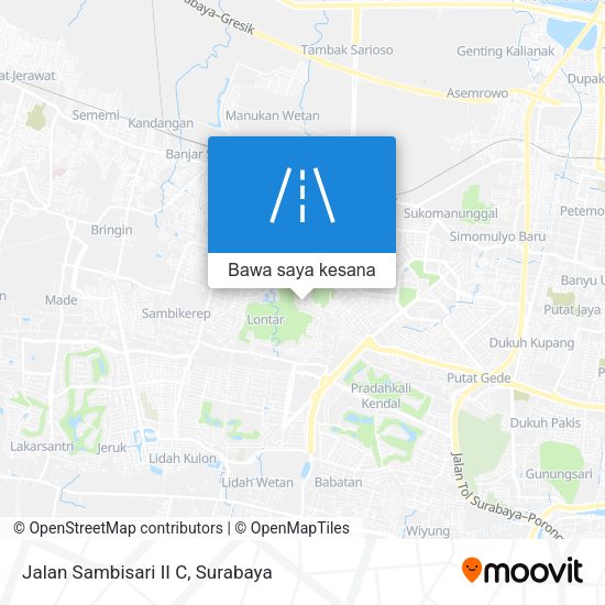 Peta Jalan Sambisari II C