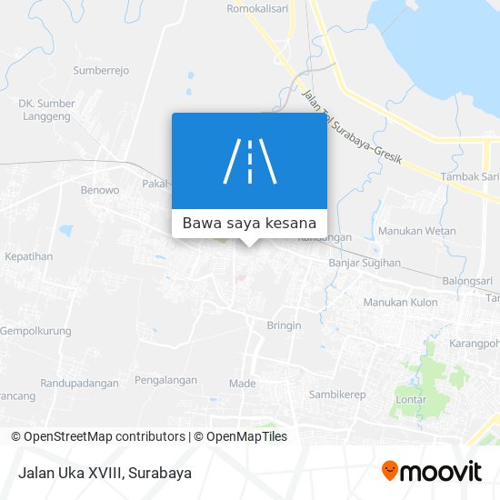 Peta Jalan Uka XVIII