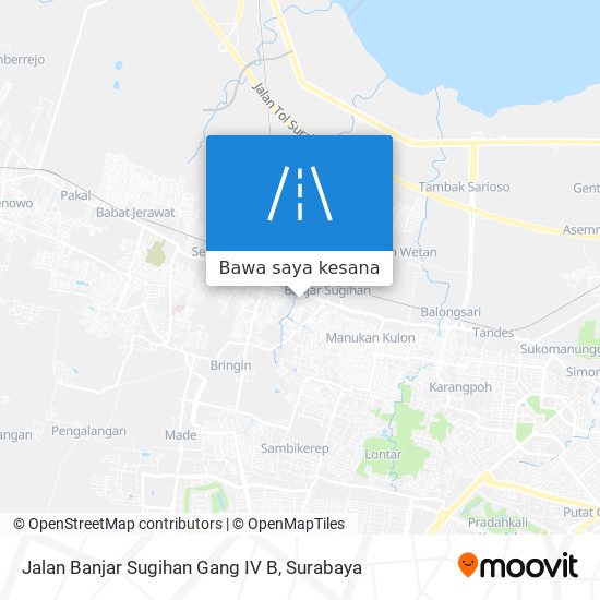 Peta Jalan Banjar Sugihan Gang IV B
