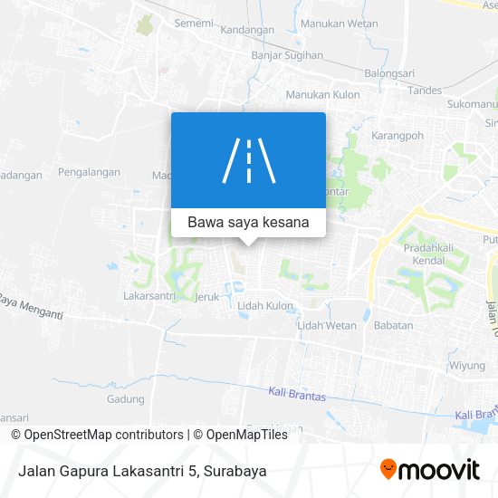 Peta Jalan Gapura Lakasantri 5