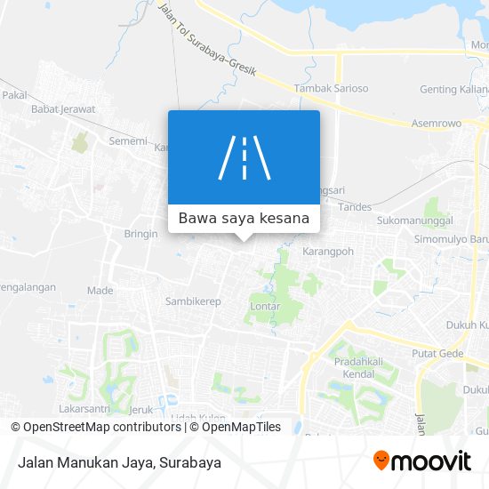 Peta Jalan Manukan Jaya