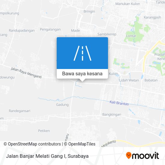 Peta Jalan Banjar Melati Gang I