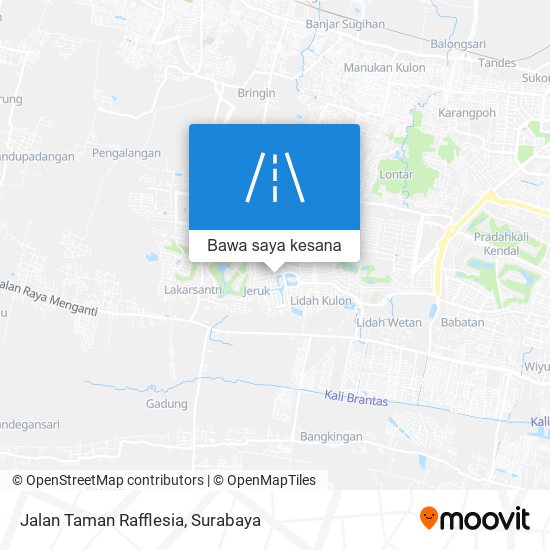 Peta Jalan Taman Rafflesia