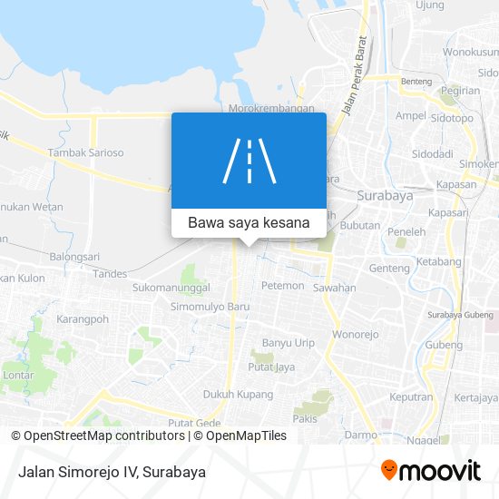 Peta Jalan Simorejo IV