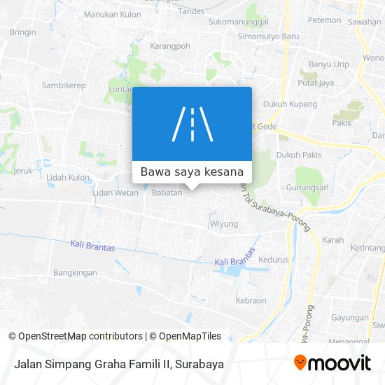 Peta Jalan Simpang Graha Famili II