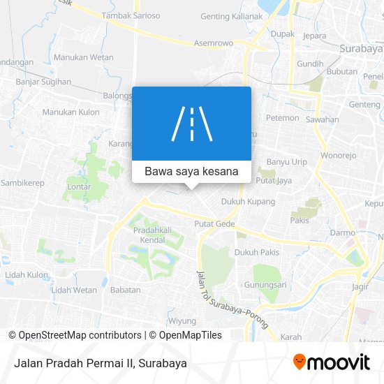 Peta Jalan Pradah Permai II
