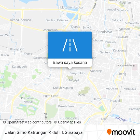 Peta Jalan Simo Katrungan Kidul III