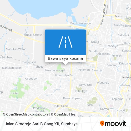 Peta Jalan Simorejo Sari B Gang XII