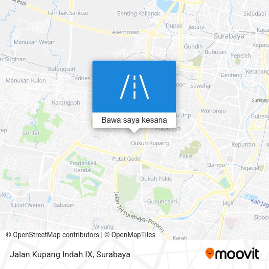 Peta Jalan Kupang Indah IX