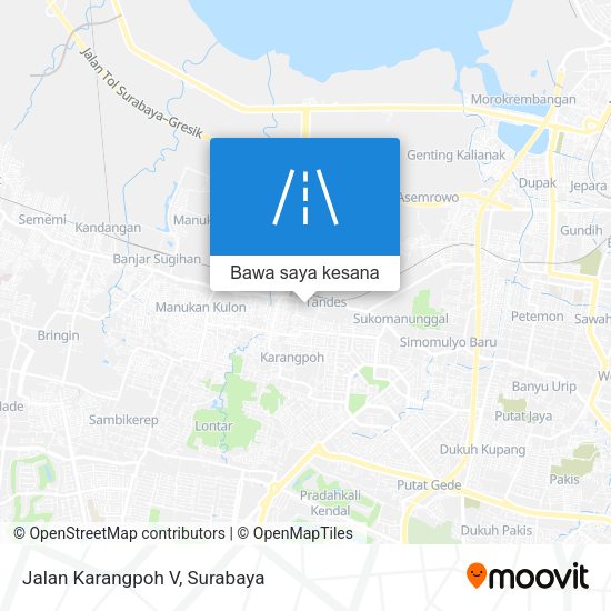 Peta Jalan Karangpoh V