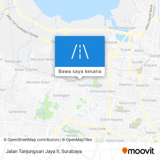 Peta Jalan Tanjungsari Jaya II