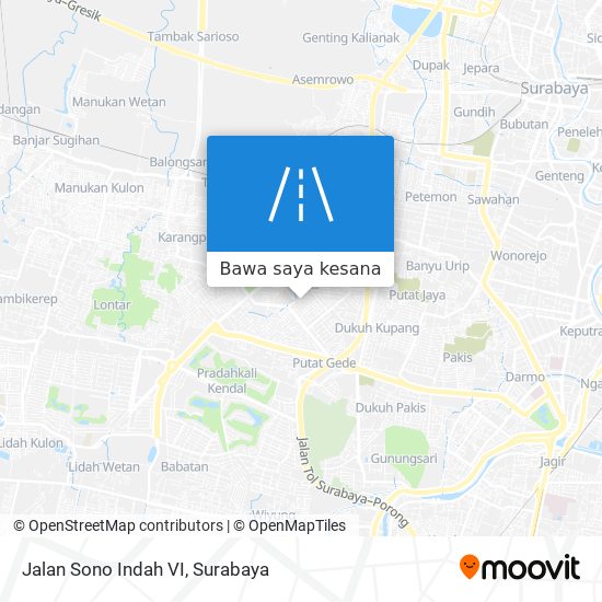 Peta Jalan Sono Indah VI