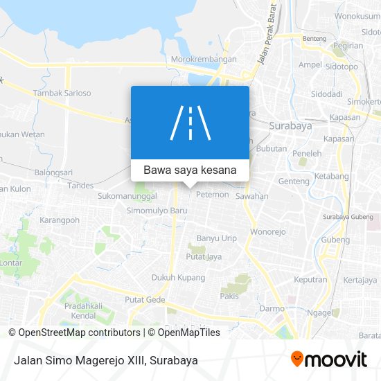 Peta Jalan Simo Magerejo XIII