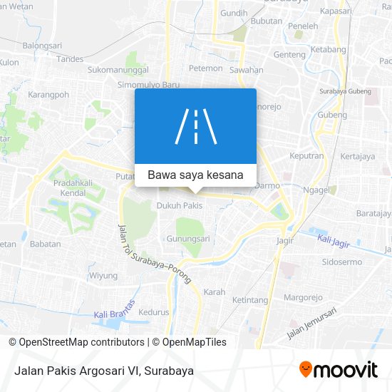 Peta Jalan Pakis Argosari VI