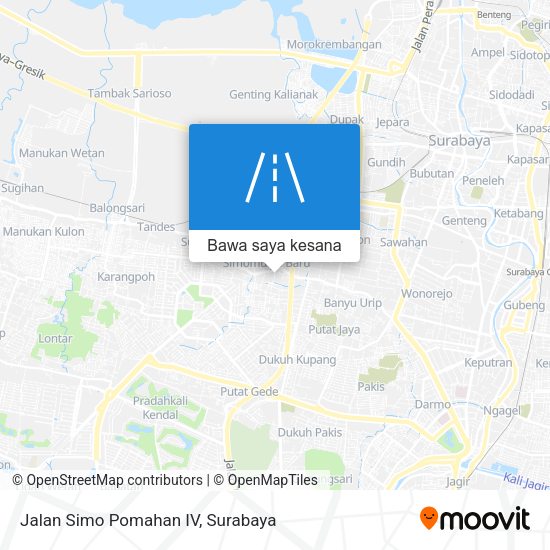 Peta Jalan Simo Pomahan IV