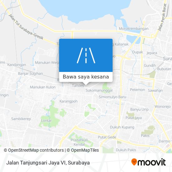 Peta Jalan Tanjungsari Jaya VI