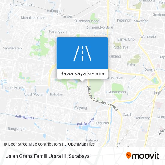 Peta Jalan Graha Famili Utara III