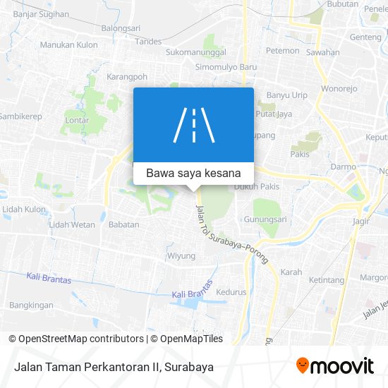 Peta Jalan Taman Perkantoran II