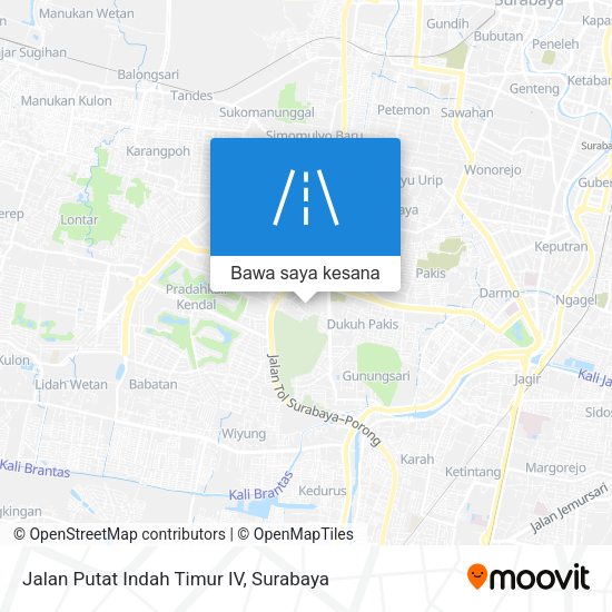 Peta Jalan Putat Indah Timur IV