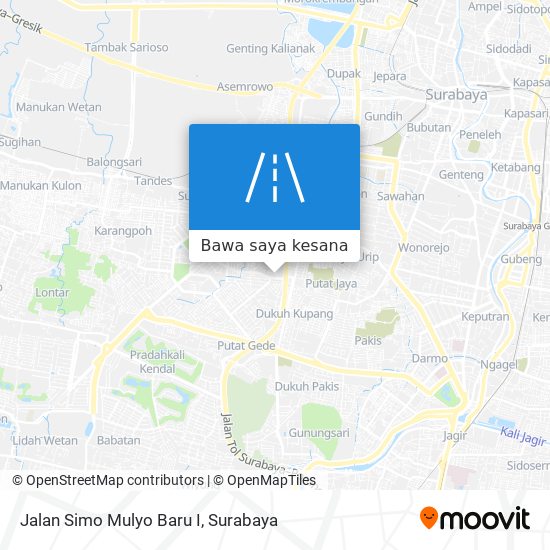 Peta Jalan Simo Mulyo Baru I