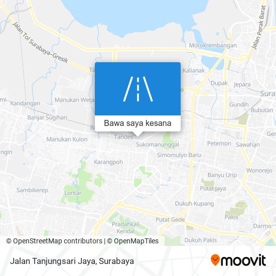 Peta Jalan Tanjungsari Jaya