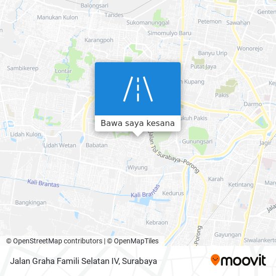 Peta Jalan Graha Famili Selatan IV