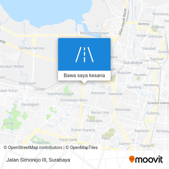 Peta Jalan Simorejo III